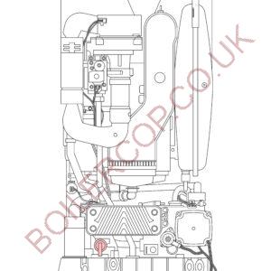 178985 - GLOW-WORM - Essential - 28c - Pressure Relief Valve (Brass)